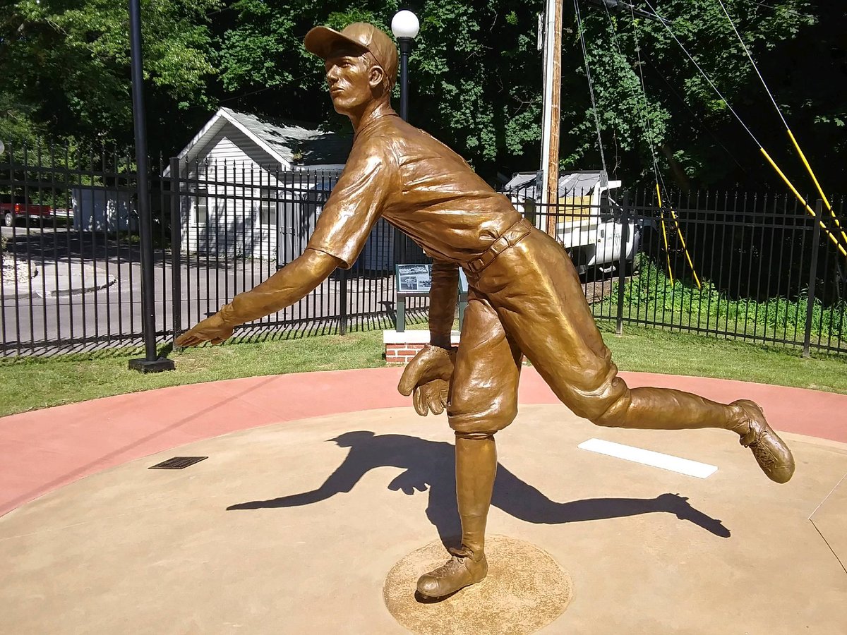 My mom took this photo of the Lefty Grove statue in Lonaconing, MD. I often think of the story of him squirell hunting with rocks. <a href="/BSmile/">Baseball by BSmile</a> <a href="/Livac2/">Baseball History Comes Alive!</a> <a href="/nut_history/">BaseballHistoryNut</a> <a href="/OTBaseballPhoto/">Old-Time Baseball Photos</a> <a href="/LadonnaSeifarth/">Ladonna Seifarth</a>
