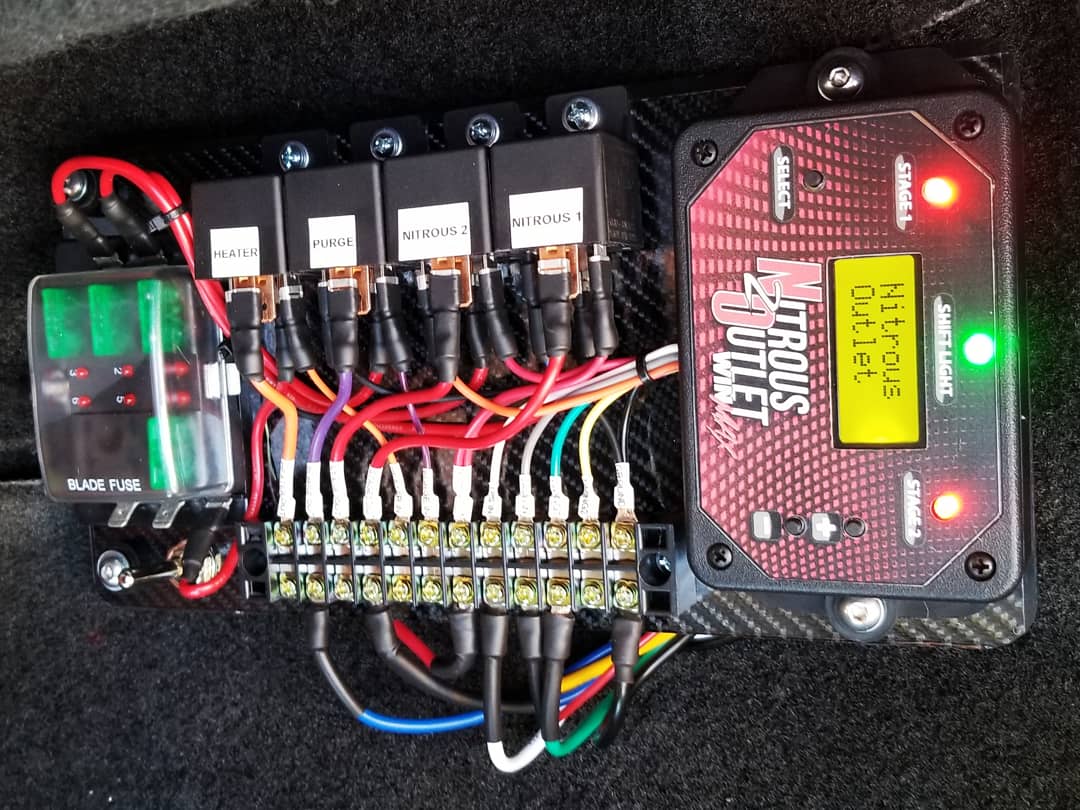 carguydennis's tweet image. Finally got the @pronitrous_com control board figured out and into the 4th-Gen (I swear sometimes I'm retarded) and now just gotta get the bottle heater installed, connect the purge button and fill the @nitrousoutlet bottle and see what happens? #pronitrous #nitrousoutlet
