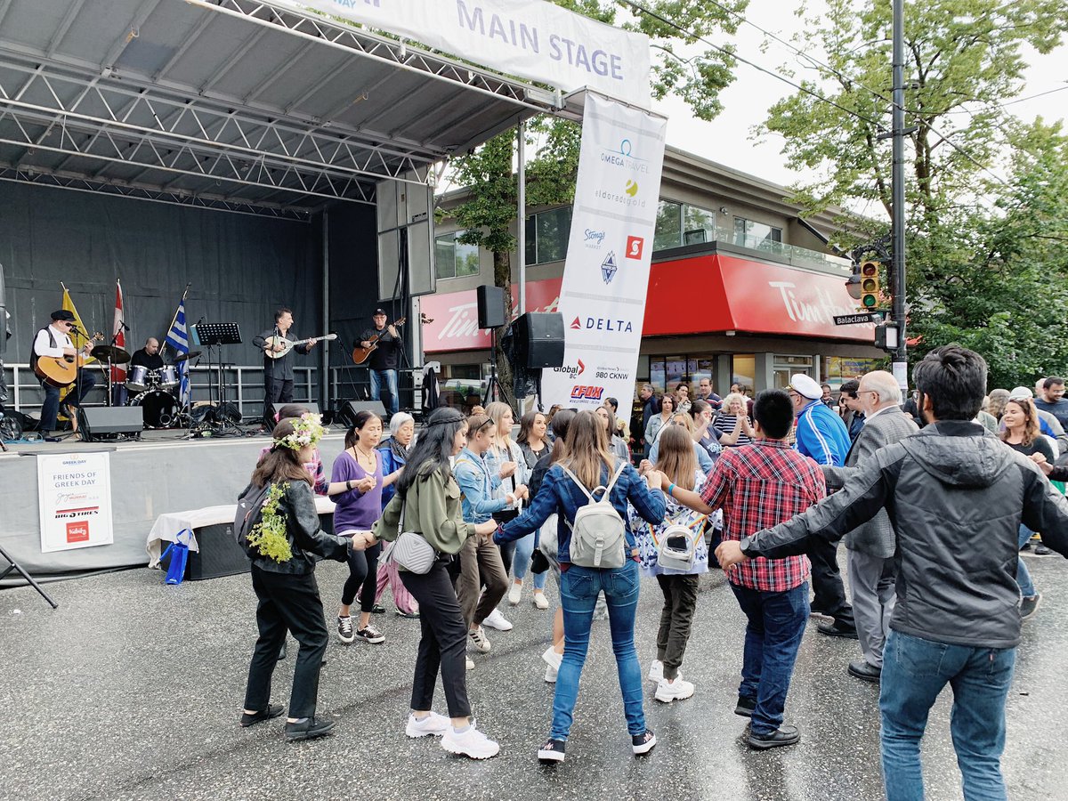 What would Greek Day be without dancing with friends in the rain?