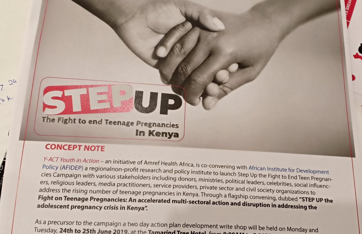 Adolescents and Youth experience many challenges including unplanned pregnancy, unsafe abortion, STIs among  others...today we are having this conversation in a disruptive way. #StepUpTeenPregnancyFight #TeenPregnancyKE @UNFPAKen @Amref_Worldwide @YouthActKE @Afidep