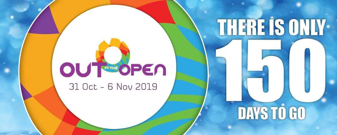 😱😱😱 OUT in the OPEN 2019 is less than 150 days away!!!! Have you saved the dates???? #OitO2019