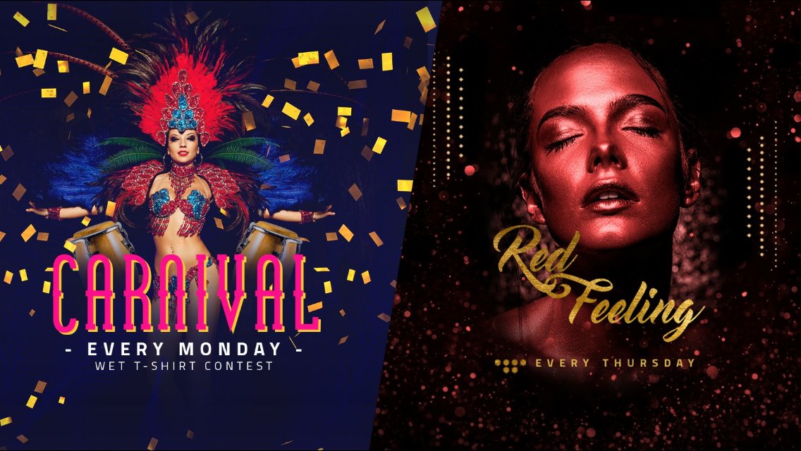 CancunNightlif2's tweet photo. Mondays are now unique and special, Mondays are now for Carnival and you are only allowed to enjoy it! 🎉 What are you waiting for? #Carnival #MandalaMondays #Cancun #Cancunnightlife #cancunparty #cancunpartytime #cancunp #cancunpartynights #partylikearockstar #cancunmondaynights https://t.co/ItYPIcQQ0z