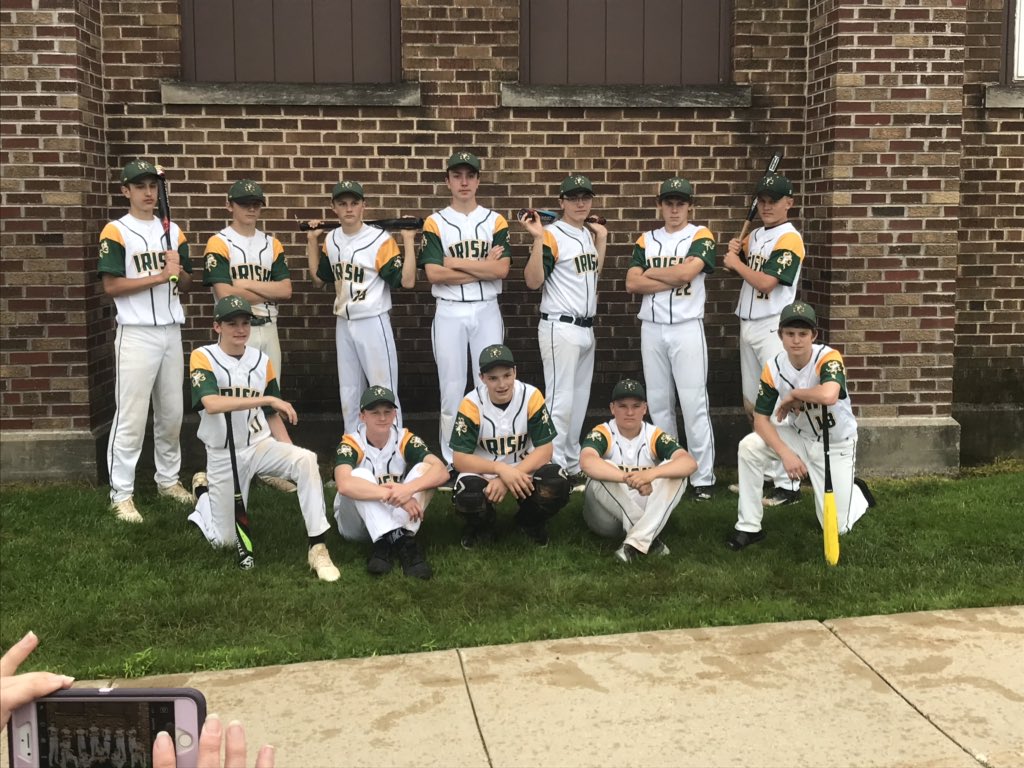 DietzenTim's tweet photo. 2019 14U Small Town Baseball State Co-Champs. Mother Nature prevails after 3+ inning of finals! 🌧🍀⚾️🥇#smalltownbaseball https://t.co/zQ9B3Y55AA