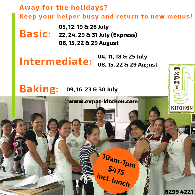 Expat_Kitchen's tweet image. Empower your helper this Summer - give her confidence in the kitchen! #helpercooking #maidcooking #expatkitchensg
EXPAT-KITCHEN.COM