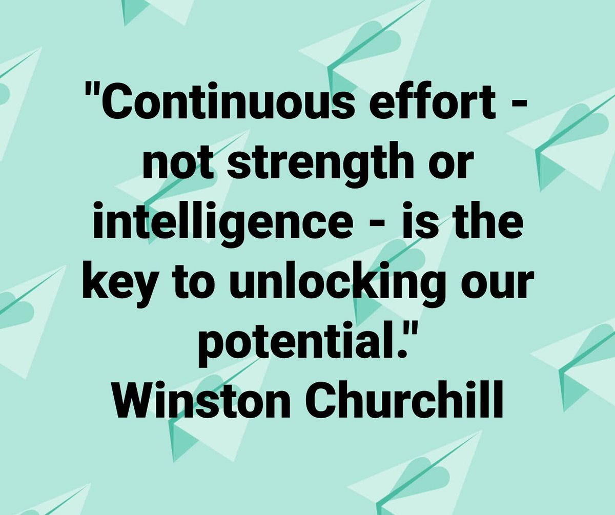 #MondayMotivation 
Never, never, never give up.