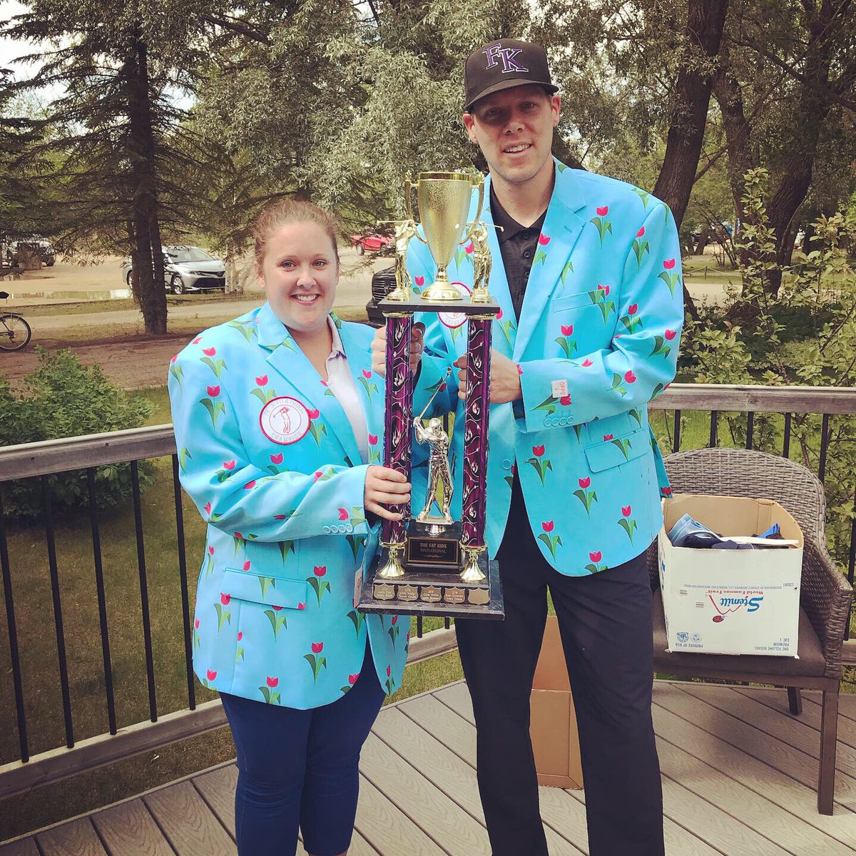 FKAthletics's tweet photo. What a weekend! @markd141 repeats as Fat Kids Invitational champion, with his partner Allison Diehl. #fk4life #FKInvitational2019 https://t.co/6vbOQzJZ3l