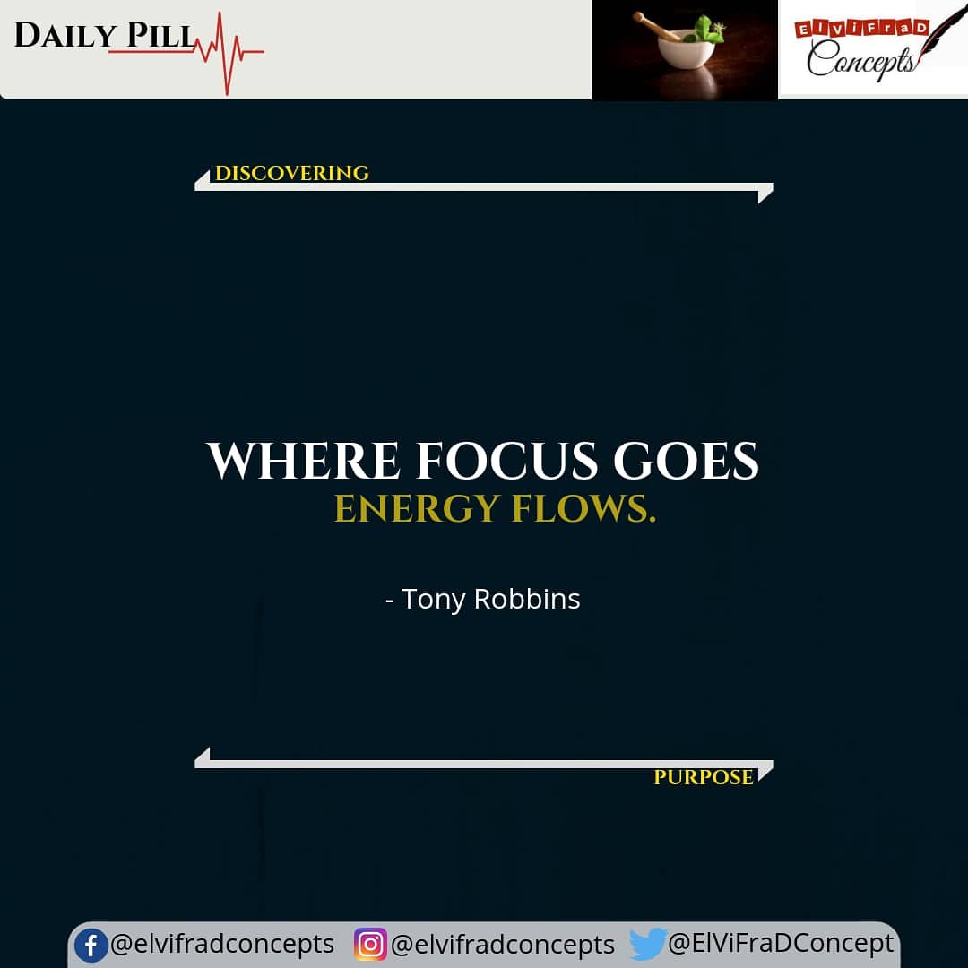 elvifradconcept's tweet photo. •To get what you really want in life, you need a clear goal that has purpose and meaning behind it. 
•Once this is in place, you can focus your energy on the goal and become obsessive about it. 
•When you learn how to focus your energy, amazing things happen.
#elvifradconcepts https://t.co/3rvsGScvqV
