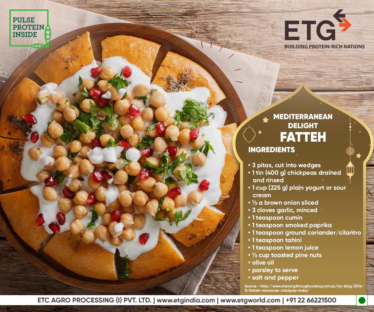 Fatteh - A Middle Eastern chickpea bake will surely tantalize your taste buds. #MediterraneanDelight bit.ly/2L9sCGl