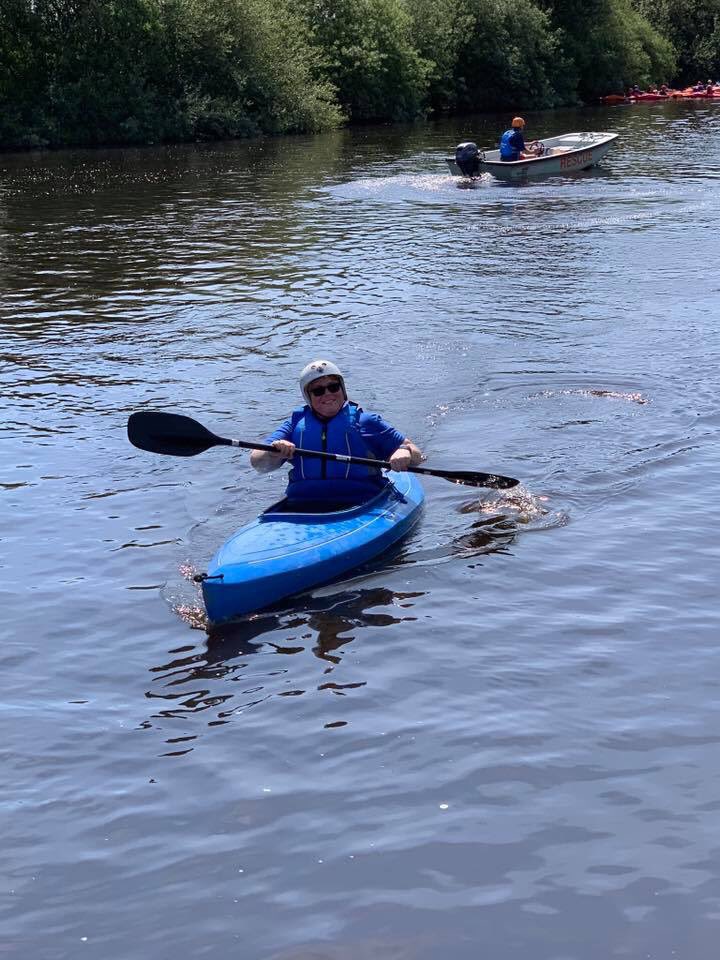 Even Akela got on the water too... #SkillsForLife and she didn’t fall in either