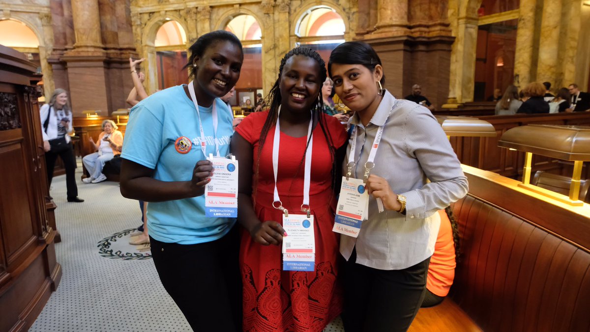 Great opportunity to meet Dr. Maria Ester Camacho, Psychology Professor and Author from Ciudad Universitaria, Dominican Republic &amp; Research Librarian, Nirmala from Sri Lanka and Ayesha Asins from Pakistan yesterday at <a href="/libraryofcongre/">libraryofcongress</a> @alaannual #alaac19 <a href="/uncfsu/">Fayetteville State University</a> <a href="/CharlesChesnutt/">Chesnutt Library</a>