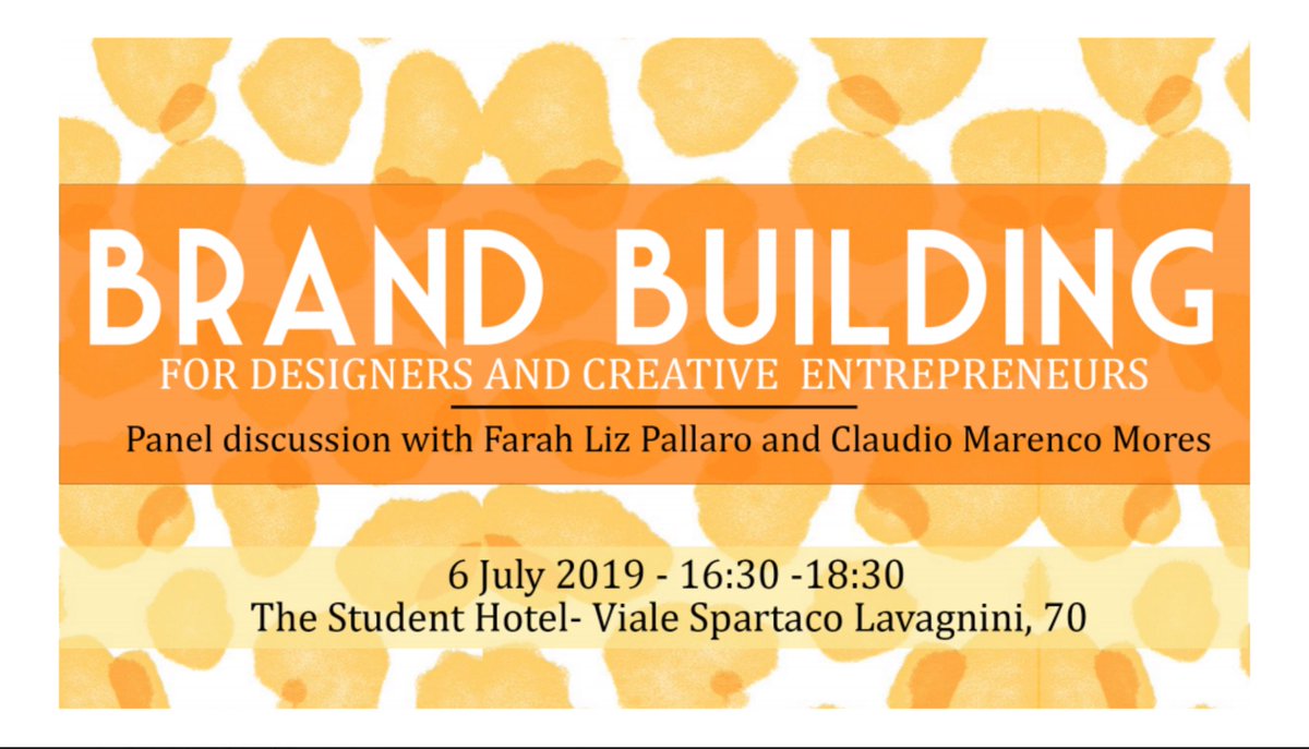 JULY 6 // CPiF presents our first panel on brand building for creatives! Get expert advice on how to take your design projects to the next level. Get in touch to sign up. Space is limited! bit.ly/2La9Q1y