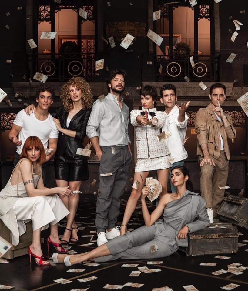 س ي ف La Casa De Papel Money Heist New Season S Poster With Berlin In It