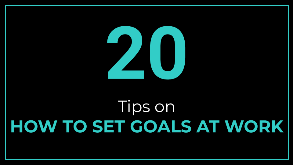 Thrive_Yard's tweet image. 20 Tips on How to Set Goals at Work (and Examples)
thriveyard.com/20-tips-on-how…

#Goals #GoalSetting #HowtoSetGoals #SettingGoals #CareerAdvice #GoalPlanning #Goal #Work #AchieveGoals #ThriveYard