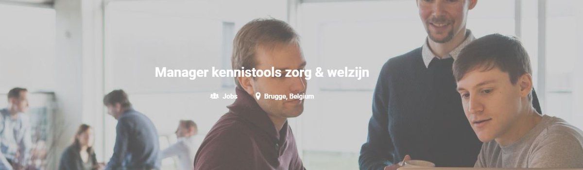 Partner <a href="/vandenbroele/">Vanden Broele</a> is op zoek naar een Manager Kennistools Zorg &amp; Welzijn die de lead neemt in de verdere uitbouw van <a href="/VIEWZinspiratie/">VIEWZ</a>. Ben of ken jij de witte raaf die ze zoeken? Alle info via tinyurl.com/yxz9tqta