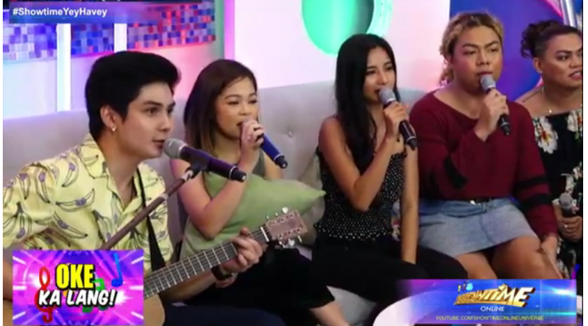 iammarvz_07's tweet photo. #SoOkeKaLang with the Gangs "Singing ZOMBIE"
#ShowtimeYeyHavey
Follow @HT_Ryle
#RyleIsBackOnTwitter https://t.co/jGXsed39VB