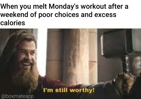 BoxMateApp's tweet photo. Lets start the week as we mean to go on!πͺπΌ
.
Get in, Smash your Training and get it tracked on BoxMate π
.
Tag us in some of training triumphs this week and we will be sure to share it! π
.
#boxmate #traintrackrepeatbeat #crossfit #crossfituk #crossfitcompetition #meme https://t.co/GkyEEYXnQs