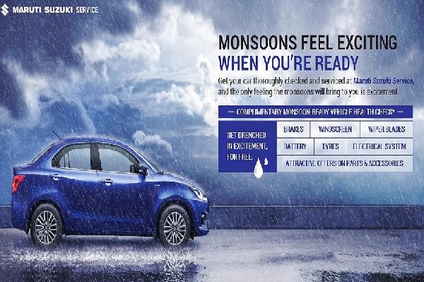 CarKhabri's tweet photo. Drive Your Maruti Suzuki Car Flawless During This Monsoon @Maruti_Corp Click here to read the full coverage...https://t.co/S8WLTOgcJR
#MarutiSuzukiFreeMonsoonServiceCamp #carservice #freecarservice #monsoonoffer #carservicescamp https://t.co/kSfUJwxBAA