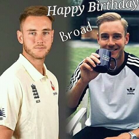 Happy Birthday Stuart broad      