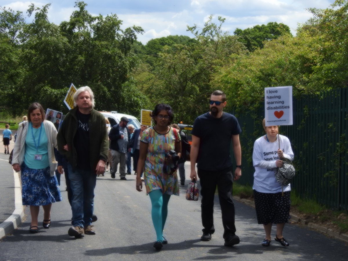 ConnectintNorth's tweet photo. Thank you to everyone who came along to the first Leeds #LearningDisabilityPride march @AspireCBS @yrhlthmatters @Pyramid_of_Arts @AdvonetUK @ClaireNixson @SapphireMalcol1 @courw2145 @PartygirVicky and many more https://t.co/jnwHI12u4j