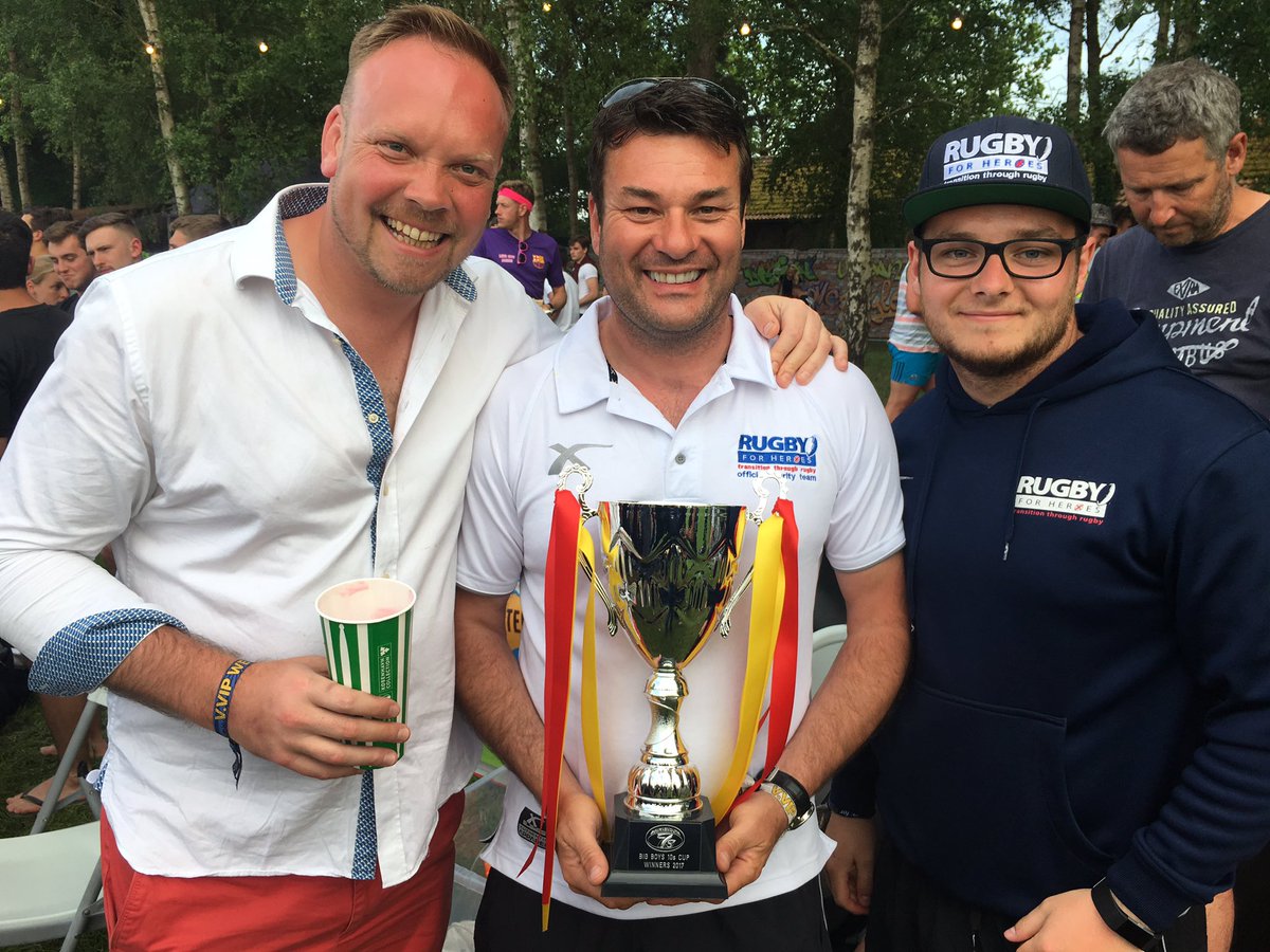 JG_therapy's tweet photo. Fantastic weekend working for @Rugbyforheroes Elite 7's and Celeb Vets at Bournemouth 7's, alongside Coach @MrNickKnowles #sportstherapy https://t.co/xvLL7WhyhD