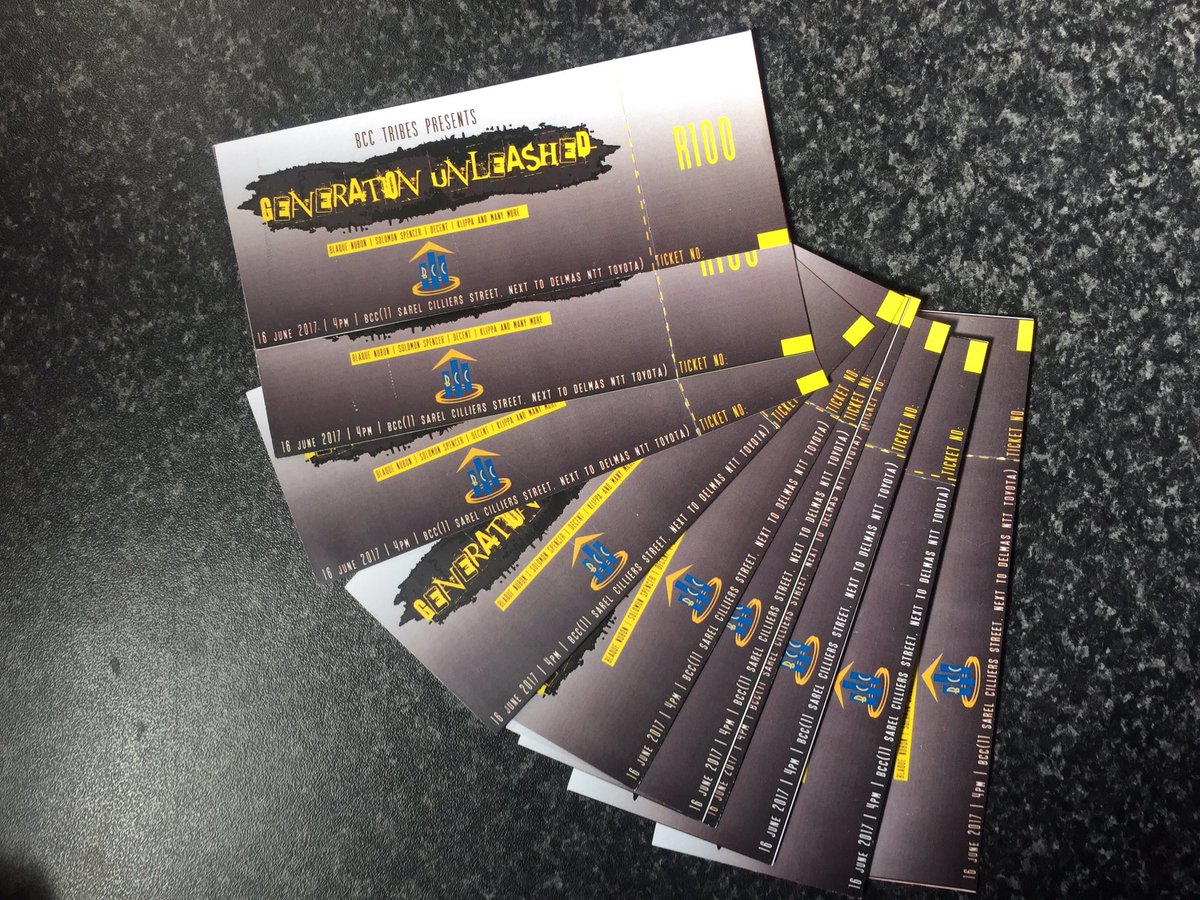 BccTribes's tweet photo. DO YOU HAVE YOUR TICKET????
#GenerationUnleashed
#BccTribes https://t.co/610gOVlq8j