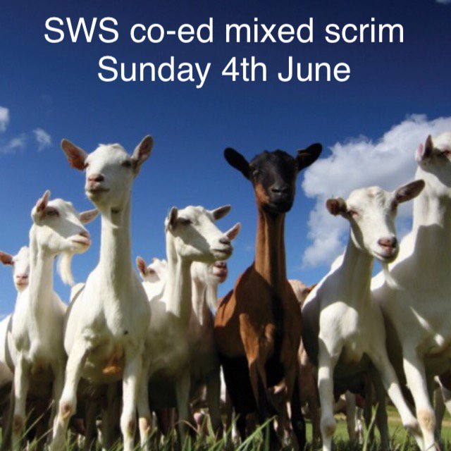 Come and join SWS Sunday at Penarth Leisure Centre 11.00-1.00 for our mixed co-ed scrim. #swsrollerderby #rollerderby #coed #scrim