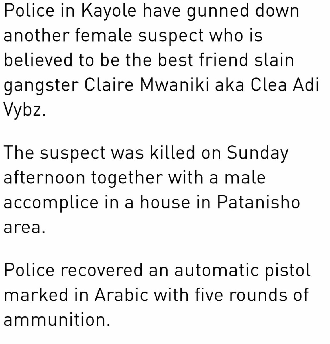 KenyanTraffic's tweet photo. Another one gunned down in Kayole via @KenyaAlerts https://t.co/heqaFS7oW0