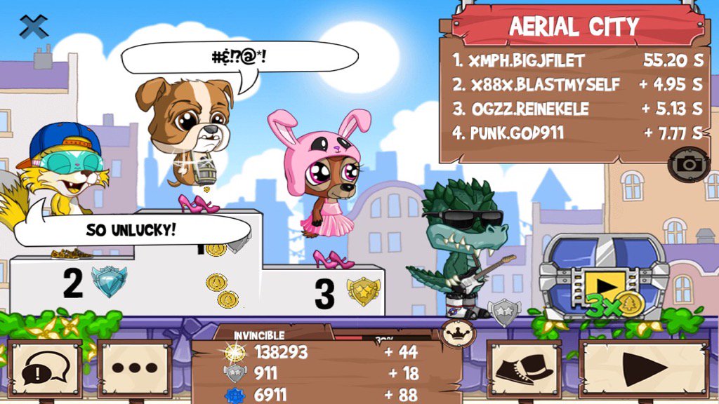 bigjfilet's tweet photo. I just beat a golden fox! #funrun2 #blastmyself #ReineKele #God911 https://t.co/TdGHY7Xlog