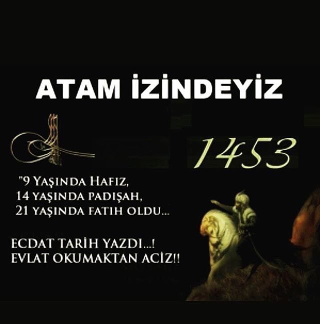 61Halismert's tweet photo. 9 YAŞINDA HAFIZ,
14 YAŞINDA PADİŞAH,
21 YAŞINDA FATİH OLDU ...
#29Mayıs1453 
#istanbulunfethi https://t.co/hKbRVY4BgB
