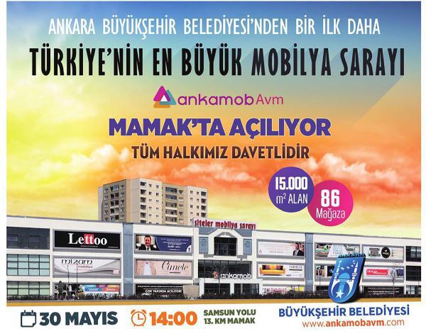 Siteler Mobilya AVM'yi Başkan Gökçek açıyor hry.yt/lJTUi