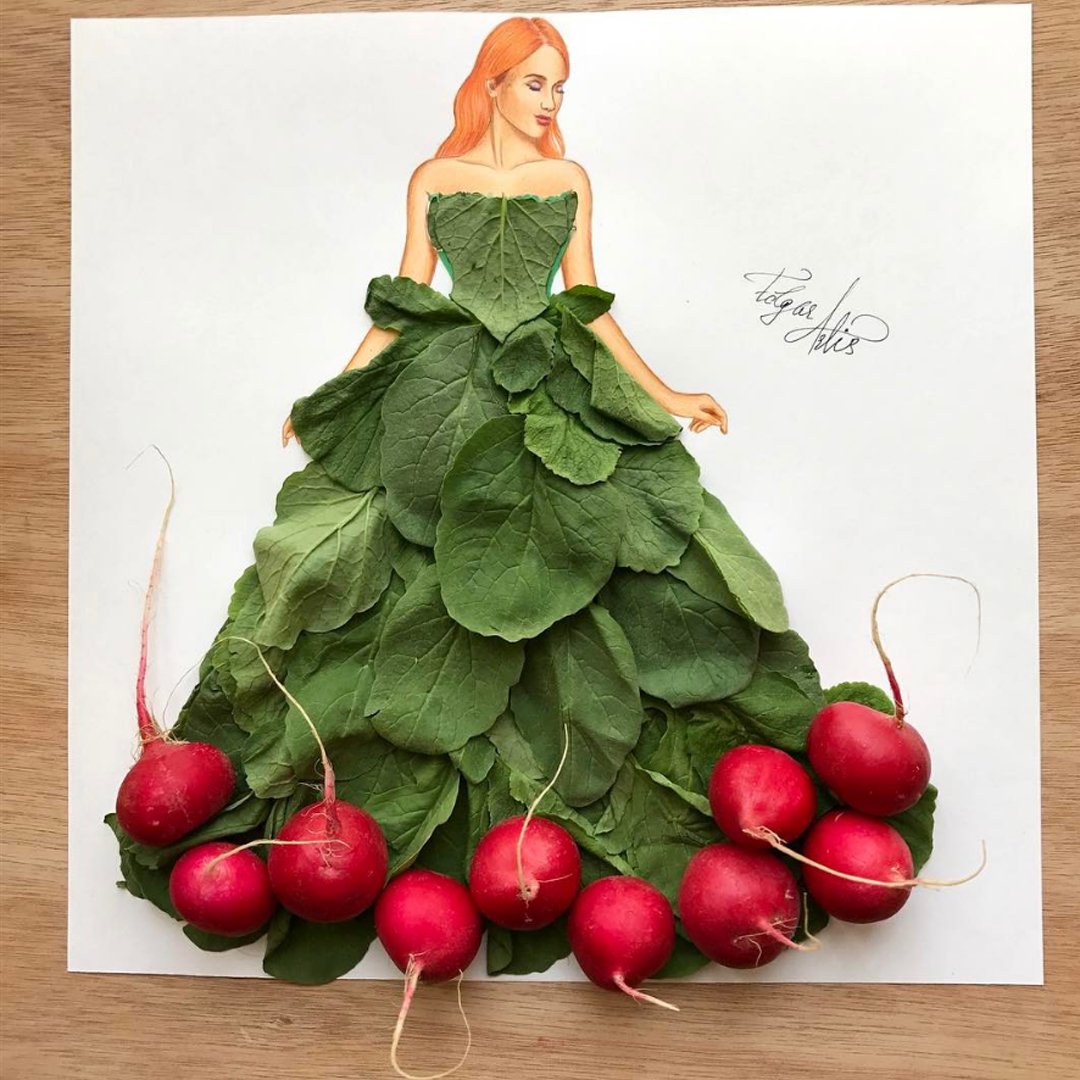 Stylist_Arabia's tweet photo. Seriously, how cool is this? @EdgarArtis finds art in just about anything from cotton buds to pizza, radishes and chips. We're obsessed https://t.co/WqDxvbLrDQ