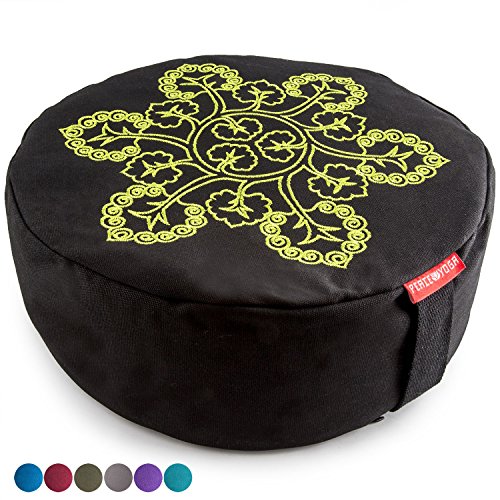 YogaCentralClub's tweet photo. Peace Yoga Zafu Meditation Yoga Buckwheat Filled Cotton Bolster Pillow Cushion with Premium Designs - Tree ... - https://t.co/zUbH2rpgFy - https://t.co/SI2iSPLUa6
