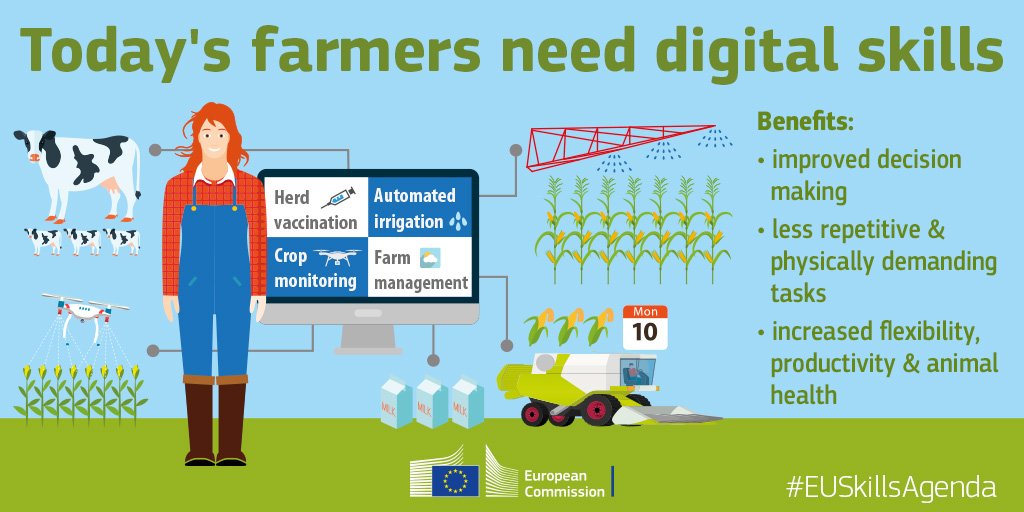 DigitalEU's tweet photo. For 38% of European workplaces the lack of #digitalskills impacts their performance. Details in this new report https://t.co/bpxMK8Mj6K https://t.co/tPulJH6HPF