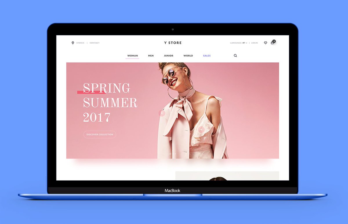 Monday #freebie! Download the new Ecommerce free PSD template for FREE  > be.net/gallery/531109…