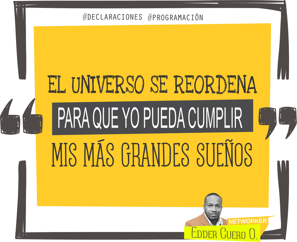 eddercuero's tweet photo. #DeclaracionesDiarias El éxito lo obtiene por la persona en la que te conviertes, será mejor que empieces a hacer cambios #PNL #REPROGRAMATE https://t.co/O2U0T4nLzD