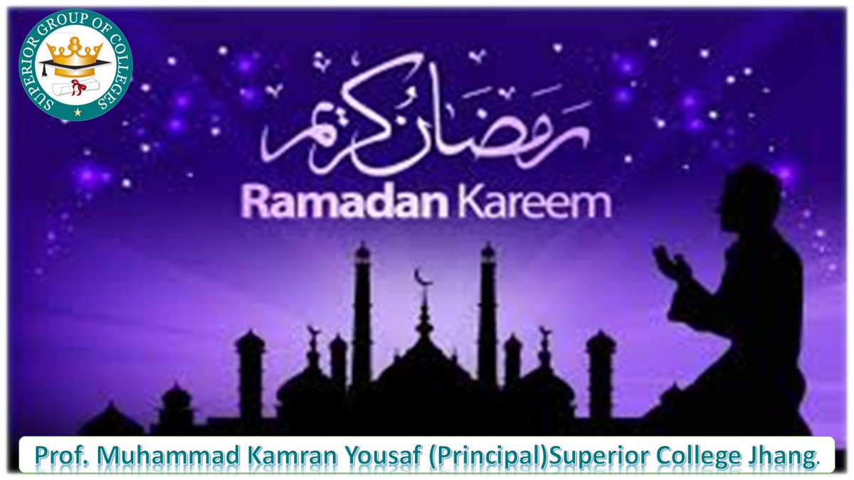 SuperiorJhang's tweet photo. Ramzan Mubarik to all Superior Family. https://t.co/QLNp38hAii