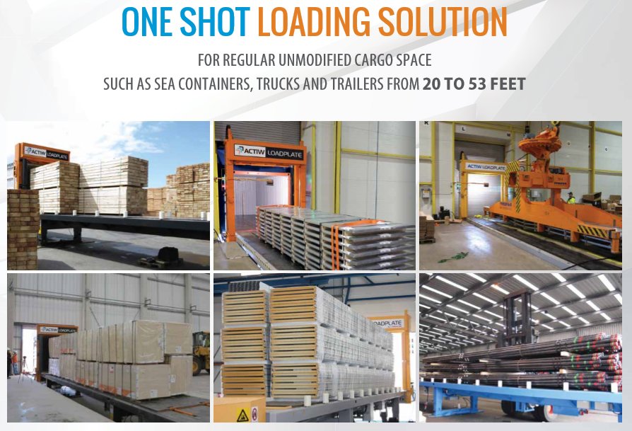 ActiwOy's tweet photo. Automatic container and trailer loading solution Actiw LoadPlate loads various products into regular unmodified trucks in only 5 minutes! https://t.co/RjacMFCajM
