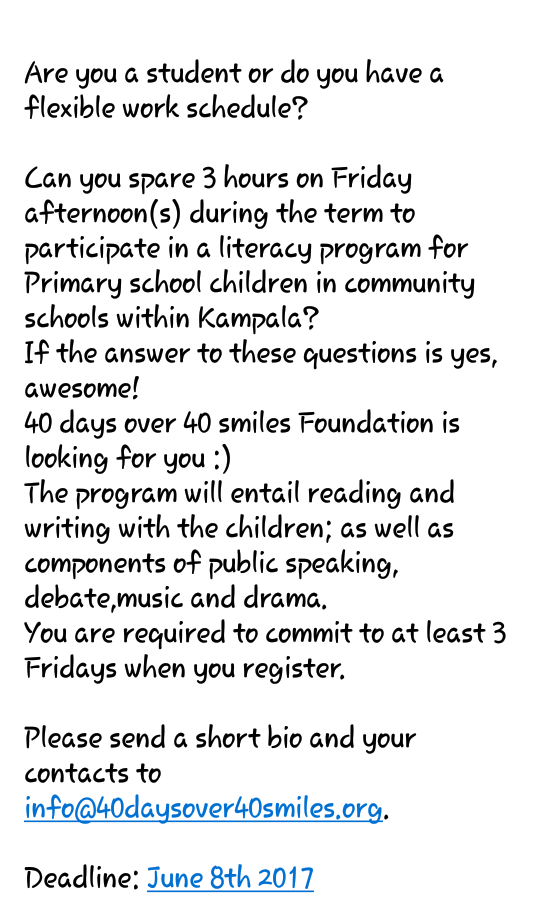 Call for volunteers.📣
Please share widely.