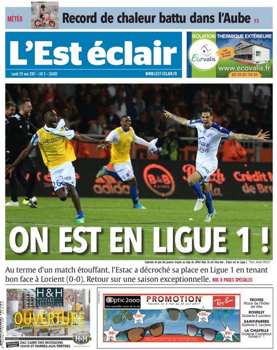 A la Une de ce lundi