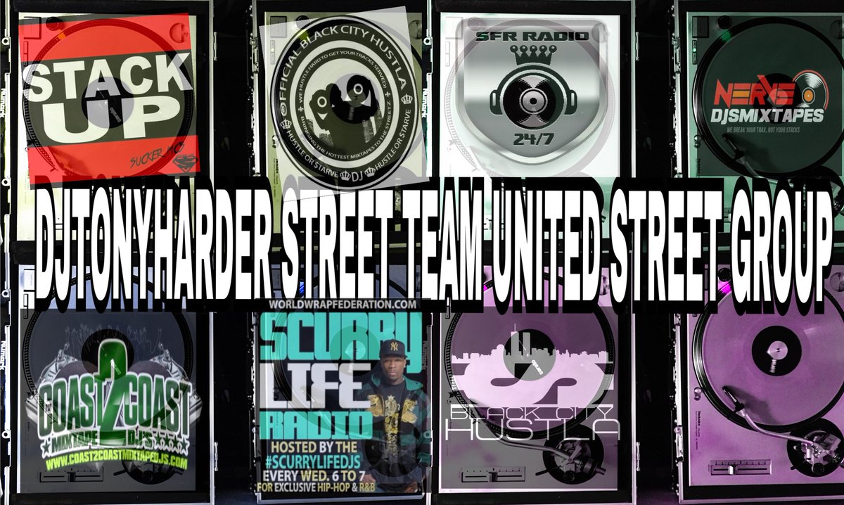 DjTonyharder's tweet photo. #JOIN #DJTONYHARDER #STREET #TEAM #UNITED #STREETGROUP @bchdjs @DjTonyharder https://t.co/atZeAVdg3G @ucmeppl @mixtapekings https://t.co/Rs7F60Od04