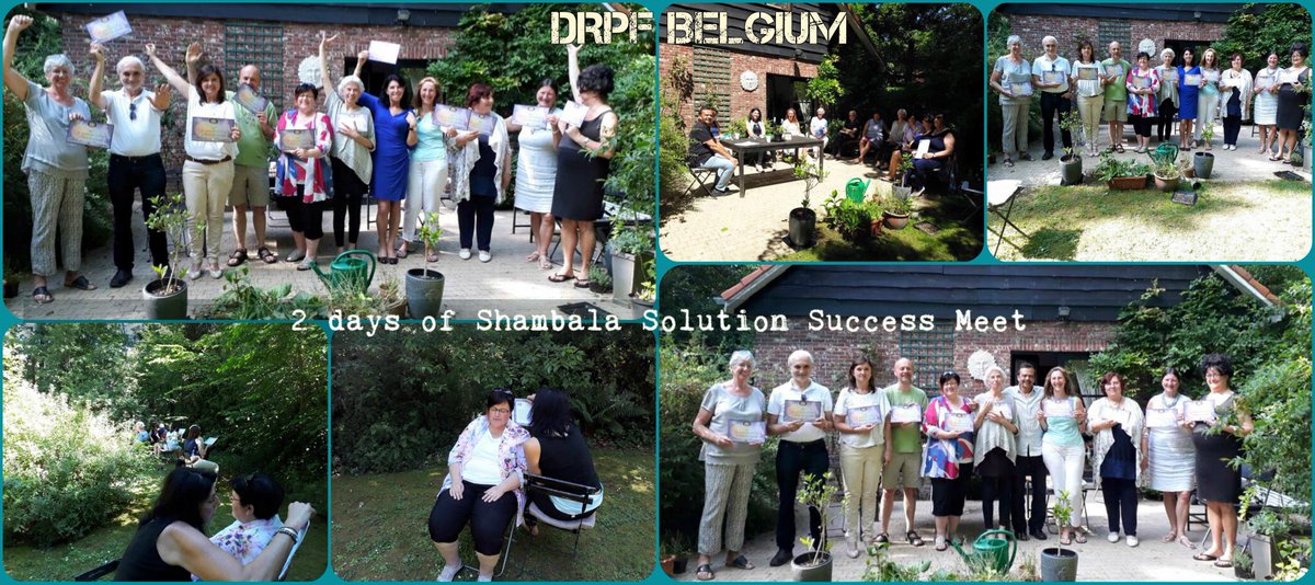 drskramesh's tweet photo. 2 days of #shambala #solution.The next step towards #self #transformation #goals #qualities #oneness #peace #drskramesh #drpfbelgium #drpf🙂 https://t.co/vJX61drJvv