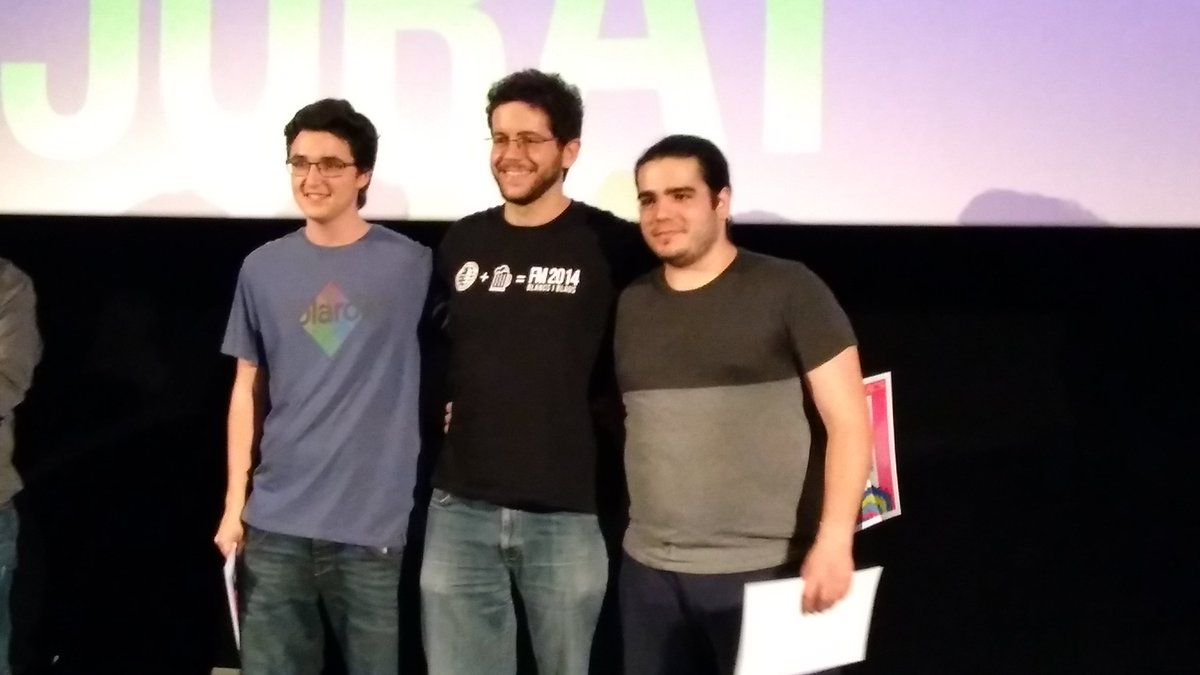 epiagranollers's tweet photo. Felicitem Ricard, Daniel, Guillem i Pol de @lizard_ent i alumnes de DAM-ViOD pel 1r premi videojocs de la Mostra Audiovisual @escolapiacat https://t.co/jJF82H5eZl
