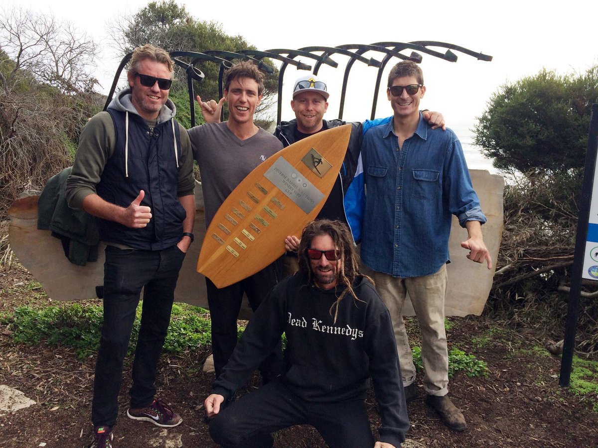 voyagerestate's tweet image. 2 years running! #champions #interwinerysurfcomp #margaretriver