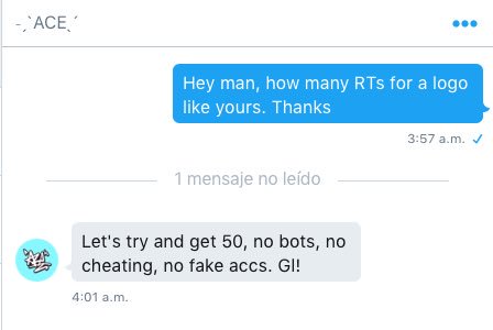 50 RTs para un logo de <a href="/InitialsAreACE/">˗ˏˋ ACE ˎˊ</a> ayuden a la causa💪🏻