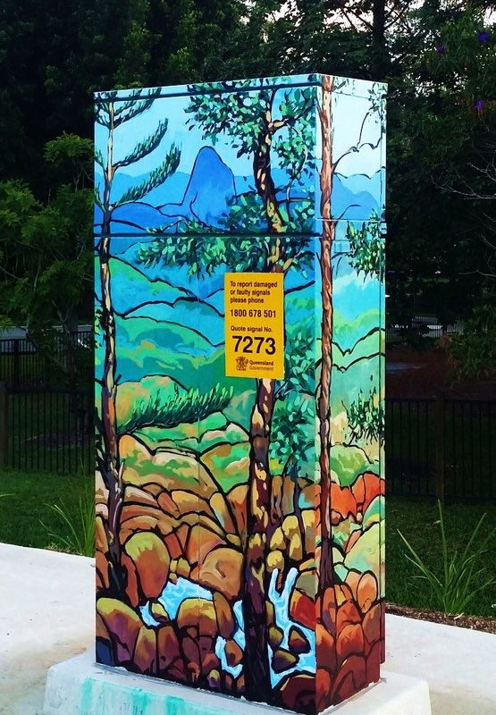 Have you seen the colourful 🚦boxes popping up across the #SunshineCoast? 32 will be painted by 13 local artists with <a href="/urbansmart/">Urban Smart Projects</a> #publicart