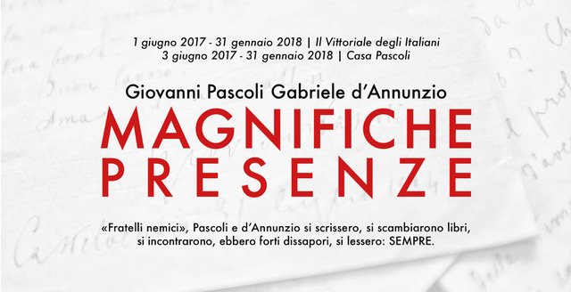 Conferenza stampa presentazione h12.30 di "Magnifiche presenze": progetto artistico che unisce Pascoli e D'Annunzio consiglio.regione.toscana.it/ufficio-stampa…