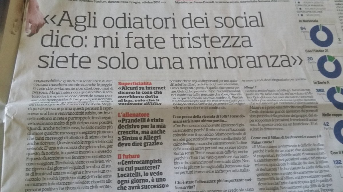 Qui si parla di noi !
#Montolivo
#BarSport