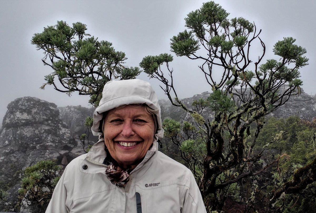 DiBrown5's tweet photo. Coffee and laughs in the chilly mist on top of #TableMountain. We got our #CableCards
#CTBig7Wow https://t.co/CYYWWOML6m