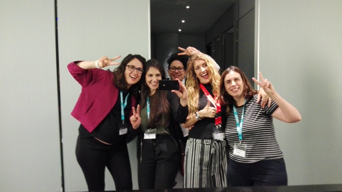 Women_in_Mobile's tweet photo. Así de contentas estamos un sábado por la mañana #ApplauseBCN #WIMPower #aprendiendodelosmejores #mobileapps https://t.co/x4KuNslz0E