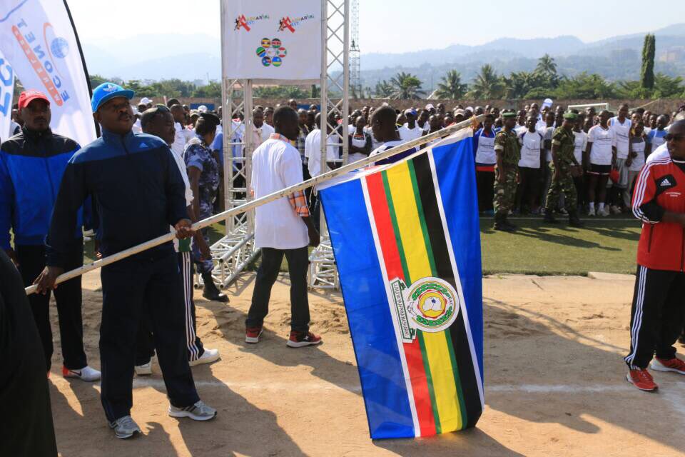 Today I was very pleased to officially launch the #BujumburaPeaceRun2017, a very well organized event bringing together Messengers of Peace.